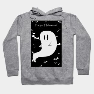 "Happy Halloween" Cute Ghost Hoodie